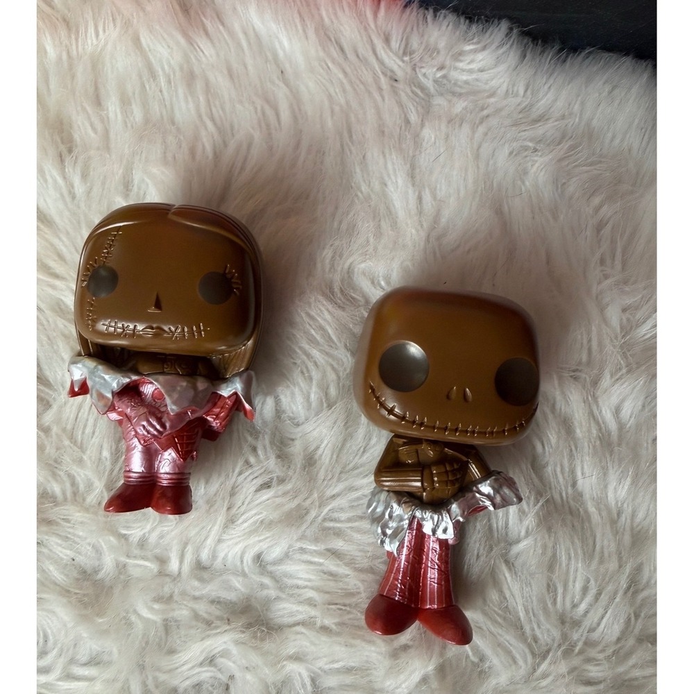 Funko Pop Disney Nightmare Before Christmas Jack & Sally Chocolate Figures 2023
